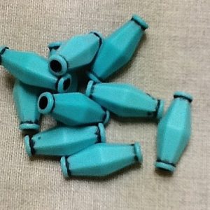 perles losange turquoise