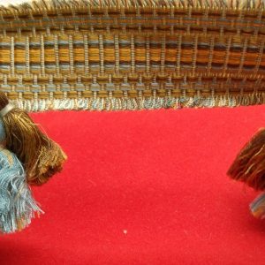 ruban pompom multicolore