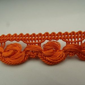ruban fantaisie orange 2 cm