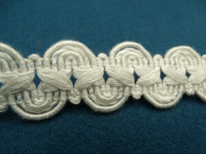 ruban fantaisie blanc