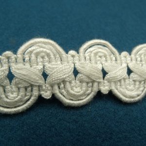 ruban fantaisie blanc