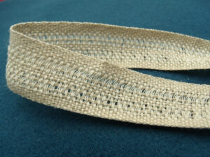 ruban fantaisie lin beige clair
