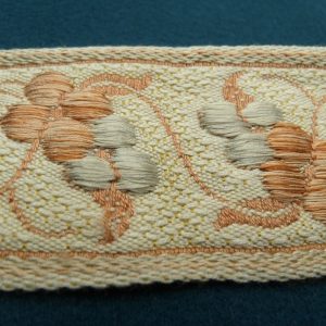 ruban ameublement brodé multicolore