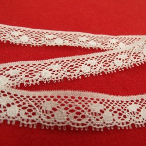 dentelle en ruban blanche