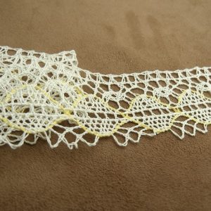 ruban fantaisie bleu et jaune