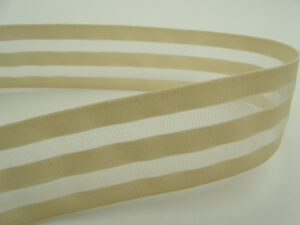 ruban fantaisie crin beige
