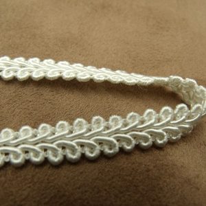 ruban fantaisie blanc cassé