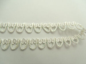 ruban fantaisie blanc cassé