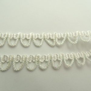 ruban fantaisie blanc cassé