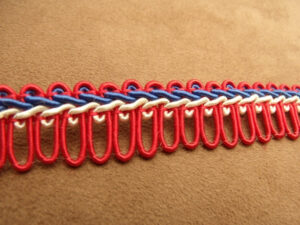 ruban fantaisie tricolore