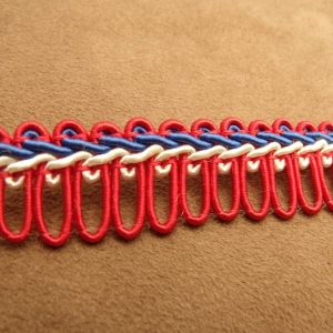 ruban fantaisie tricolore