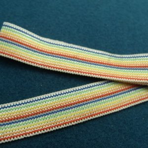 ruban fantaisie multicolore