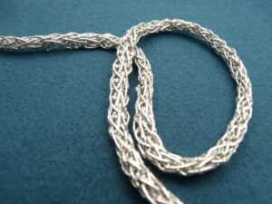 ruban fantaisie rond argent