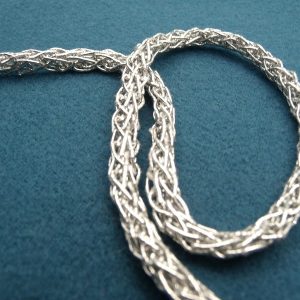 ruban fantaisie rond argent