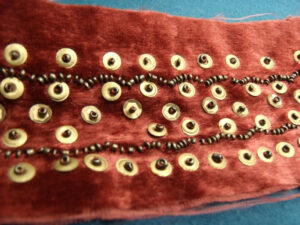 ruban velours bordeaux