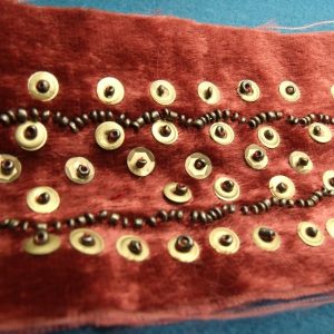 ruban velours bordeaux