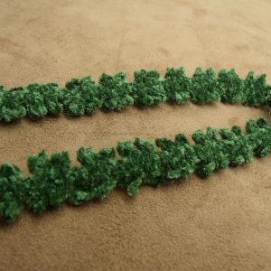 ruban fantaisie vert 1.5 cm