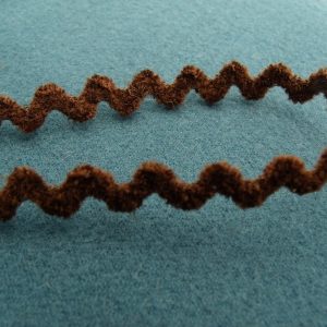 ruban fantaisie croquet marron