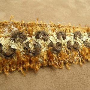 ruban fantaisie viscose et laine multicolore