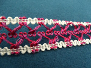 ruban fantaisie rose fuschia