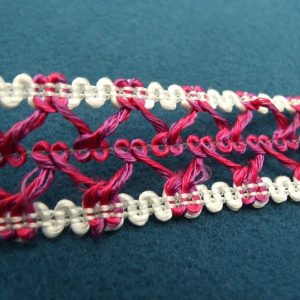 ruban fantaisie rose fuschia