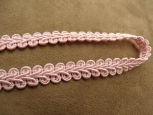 ruban fantaisie rose