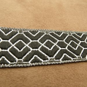 RUBAN FANTAISIE noir et lurex