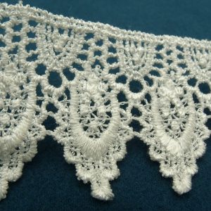 ruban brodé macramé