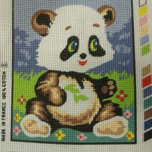 canevas motif ANIMAUX 20x25 cm