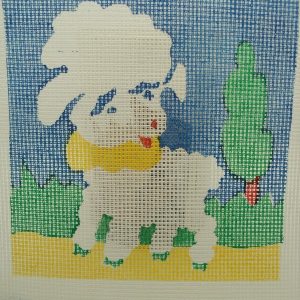 CANEVAS MOTIF MOUTON 20X20 cm
