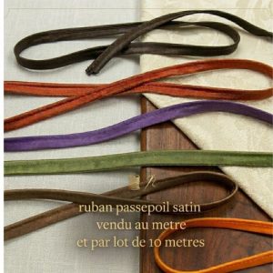 Ruban Passepoil Satin – Finition Haute Couture – Vendu au mètre ou par lot de 10 m