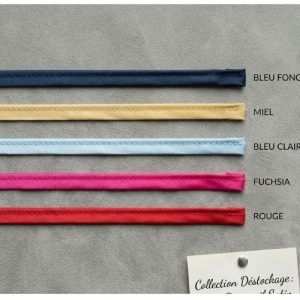 DÉSTOCKAGE : Biais Passepoil Satin – Coloris Lumineux – Vendu au mètre ou par lot