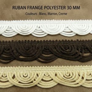 Ruban Frange Polyester  30 mm
