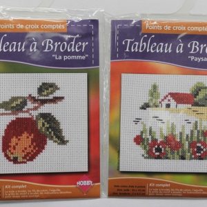 Tableau à broder -points de croix comptés