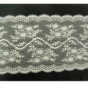 FINE DENTELLE DE CALAIS STRETCH IVOIRE 20 cm