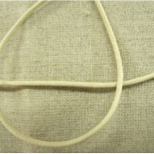 cordon ciré beige 2 mm