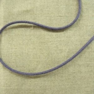 cordon ciré parme 2 mm