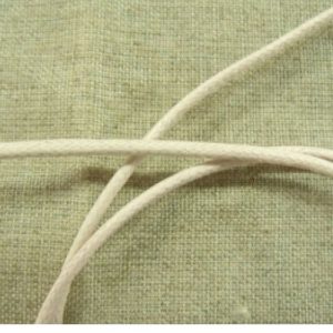 cordon ciré rose pale 2 mm
