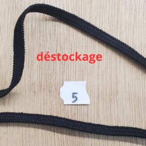 Déstockage Élastique Noir 5 mm – Lot de 5 ou 20 m – Souple et Extensible