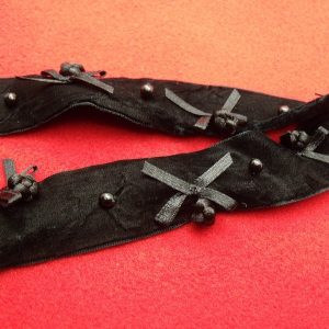ruban velours noir nœud papillon