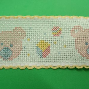 ruban à brodé motif nounours