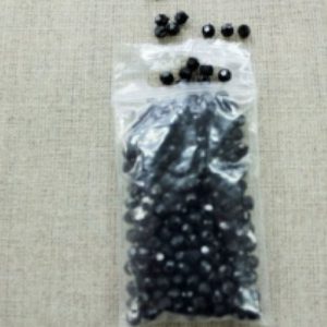 PERLES ACRYLIQUES A FACETTE -noir