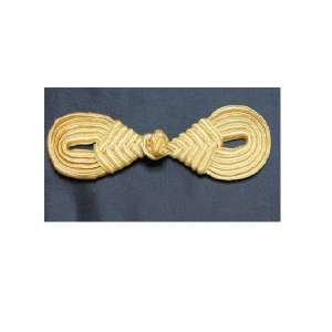 bouton brandebourg doré
