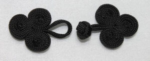 Bouton brandebourg noir