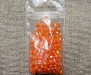 perles a facette- orange