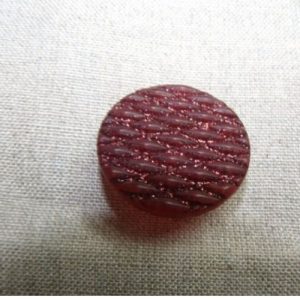bouton acrylique à queue bordeaux,28 mm,de belle qualité