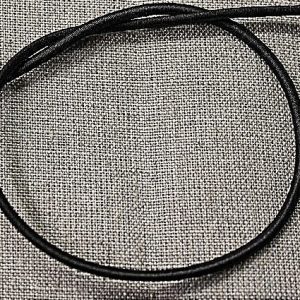 elastique rond élasthanne noir