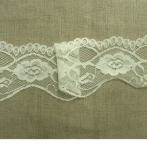 Dentelle de calais ecru stretch 7.5 cm