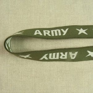 Ruban Elastique Motif Militaire * *ARMY * * 30 mm