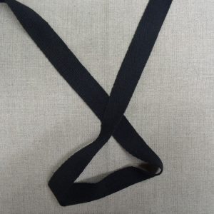 ruban sergé-2cm- noir
